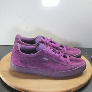 Youth PUMA Suede Classic Sz 7 008004 Purple Mono Gold Running Sneakers